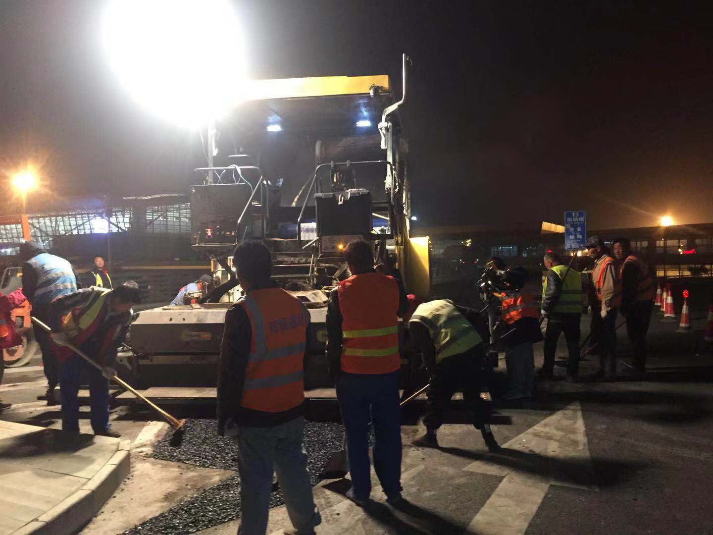 西安咸陽機場施工